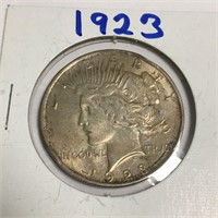 1923 Peace Dollar