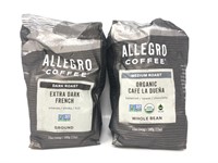 Lot of Ground and Whole Bean Allegro Coffee,
