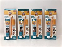 Lot of 4 Arm & Hammer for Pets Fresh Breath Kit