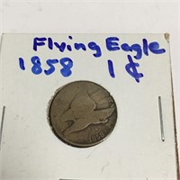 1858 Flying Eagle Penny