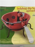Ladybug dip bowl
