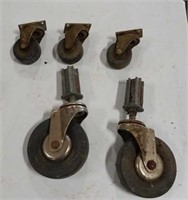 Lot of vintage casters