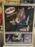 Vintage Bilt-Rite Hi & Mitey portable hi-chair