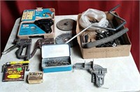 Staple guns & staples, drill bits, soldering gun