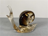 V. Nason & C., Murano Amber Glass Snail
