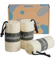 Premium Bath Loofahs Natural Sponge, Exfoliating