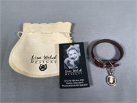 Lisa Welch Sterling & Leather Bracelet/Collar