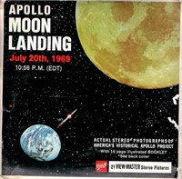 APPOLLO MOON LANDING 7/20/1969 VIEWMASTER