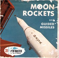 MOON ROCKETS AND GUIDED MISSILES. VIEWMASTER.