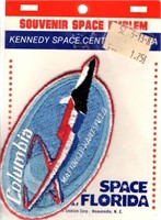 COLUMBIA SPACE SHUTTLE PATCH.