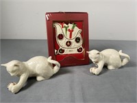 Lenox China Jewels Cats & 2011 Ornament