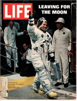 LIFE MAGAZINE July 25, 1969 LEAVING FOR THE MOON.2