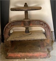 Antique Cast Iron Book Press