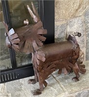 Metal Scottish Terrier Sculpture