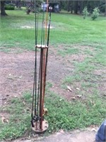 Fishing Rods / Reels & Revolving Display Rack