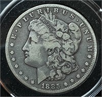 1885-S Morgan Silver Dollar (VF30)