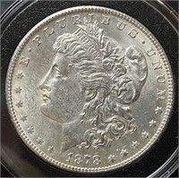 1878-S Morgan Silver Dollar (MS62)