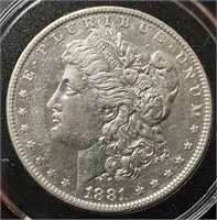 1881-O Morgan Silver Dollar (MS60)