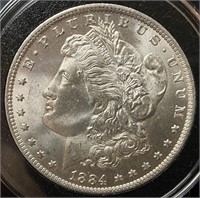 1884-O Morgan Silver Dollar (MS62)