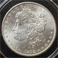 1878-S Morgan Silver Dollar (MS65PL)