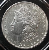1880 Morgan Silver Dollar (MS63)