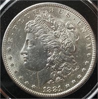 1881-S Morgan Silver Dollar (MS65PL)