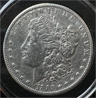 1885-S Morgan Silver Dollar (AU50)