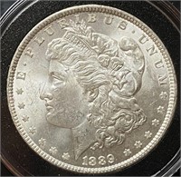 1889 Morgan Silver Dollar (MS64)