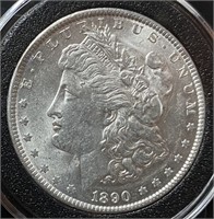 1890 Morgan Silver Dollar (MS63)