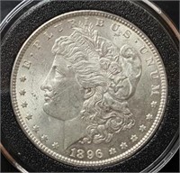 1896 Morgan Silver Dollar (MS64)