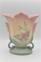 Hull 2 Handle Tulip Pottery Vase USA