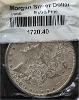 1900 Morgan Silver Dollar (EF)