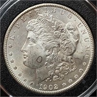 1902-O Morgan Silver Dollar (MS63)