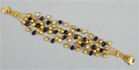 MARCO BICEGO 18K GARNET BRACELET