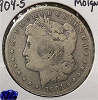1904-S Morgan Silver Dollar (G4)