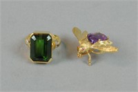 (2) PIECE GEMSTONE GROUP