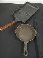 Small cast iron pan and creative cooking Company