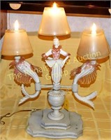 Venetian Glass Figural Lamp