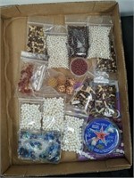 Large group of crafting beads