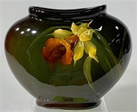 Weller Louwelsa Dark Green Glaze Pillow Vase