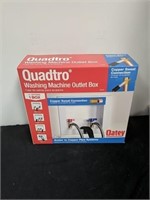 Quadtro washing machine outlet box