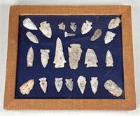 Winnebago Co. Native American Arrowhead Display