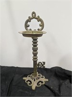 13.5 inch metal key candle holder