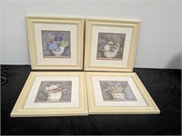 Set of (4) 13x13 framed pictures