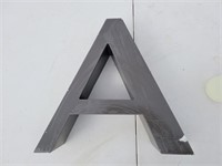 Marquee Channel Letter Capital A 12V DC LED Lit