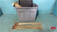 Plastic Tub w/ 10 22" Drawer Slides