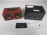 Haut-parleur Bluetooth en bois Speaker Wooden