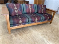 BASSETT MISSON OAK STYLE SOFA