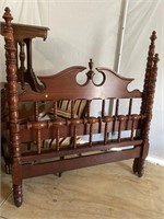 DAVIS CABINET COMPANY CHERRY TALL POSTER BED