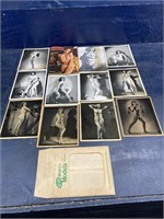 1950’S 2 NUDE BOOKS AND 11 GLOSSY PHOTOS  THE